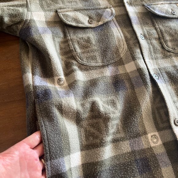 Life‎ is Good Shacket Button Up Jacket Heavy XL Mens Coat Multi Color Fleece - Picture 3 of 11